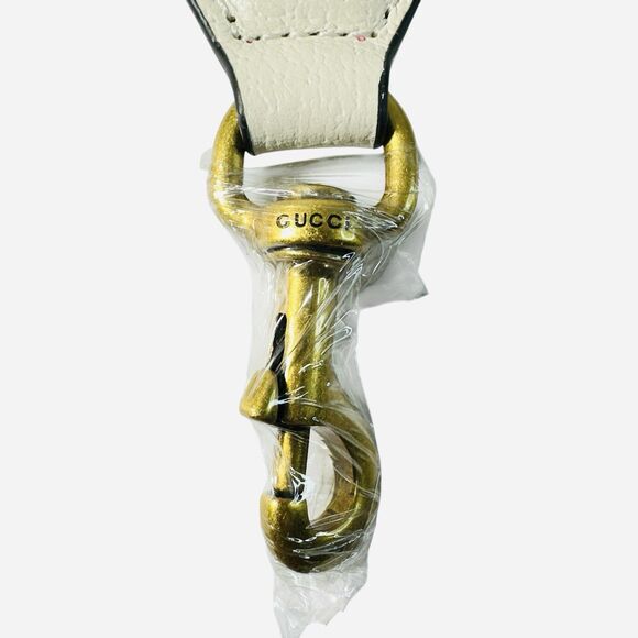 Unbranded Replacement Crossbody Shoulder Strap Web Canvas Ivory For Gucci Bags - Picture 3 of 10